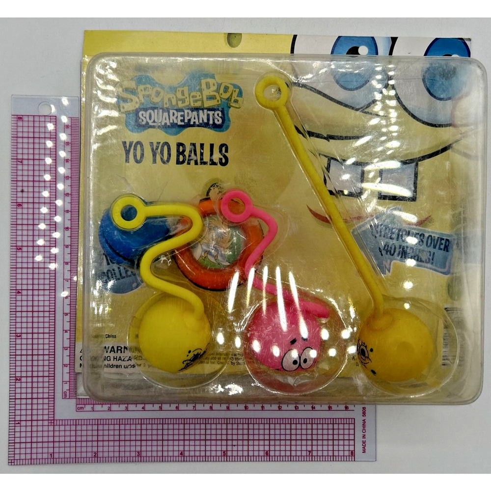 Vintage Vending Display Board Spongebob Yo Yo Balls 0150